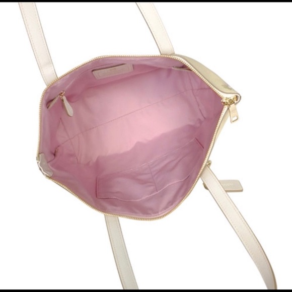 Coach Floral Brentwood Taylor Leather Tote Purse - Picture 4 of 10